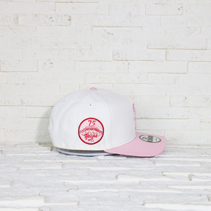 Exclusive — Chicago White Sox Beige y Viscera Rosada con Rosa 9FIFTY A-Frame Snapback