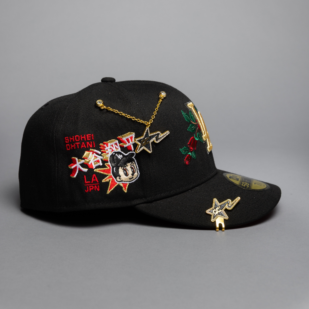 Los Angeles Dodgers Embroidery + Shohei Ohtani Side Patch 59FIFTY Fitted