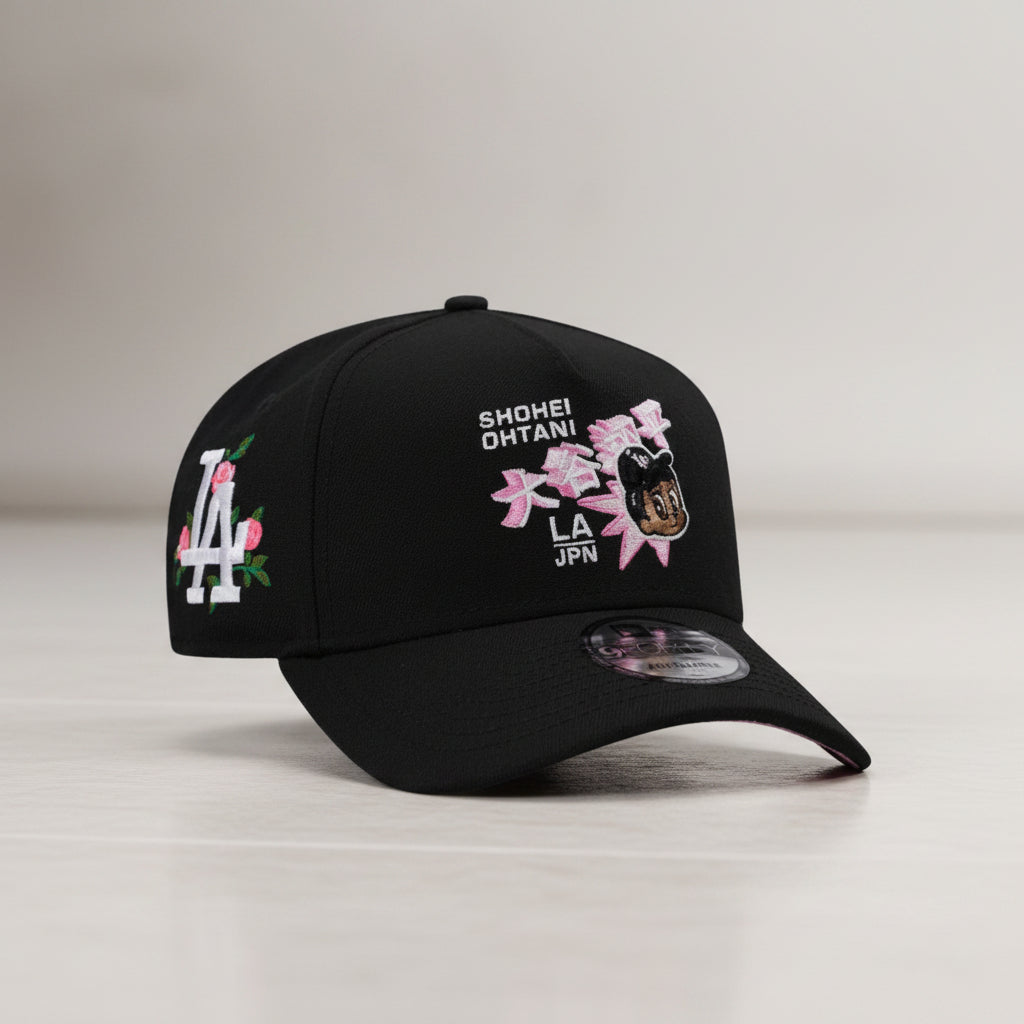 Los Angeles Dodgers Ohtani Black Pink Prime Edition 9FORTY A-Frame Snapback