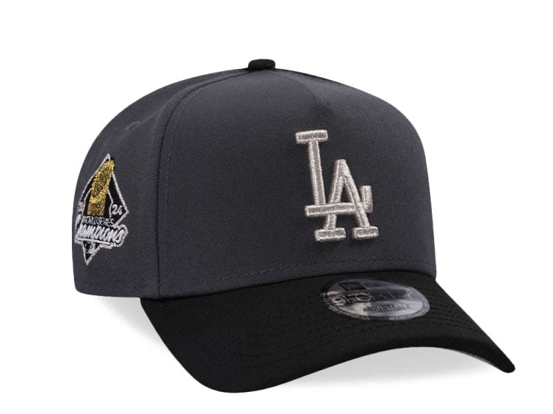 Los Angeles Dodgers World Series 2024 Tarmac Two Tone Edition 9FORTY A-Frame Snapback