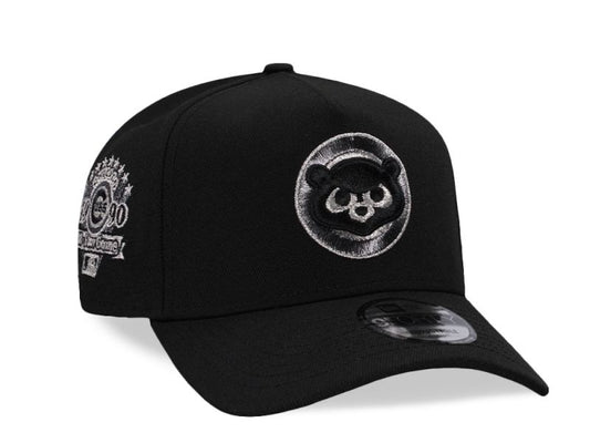 Chicago Cubs Liquid Titanium Silver Edition 9FORTY A-Frame Snapback