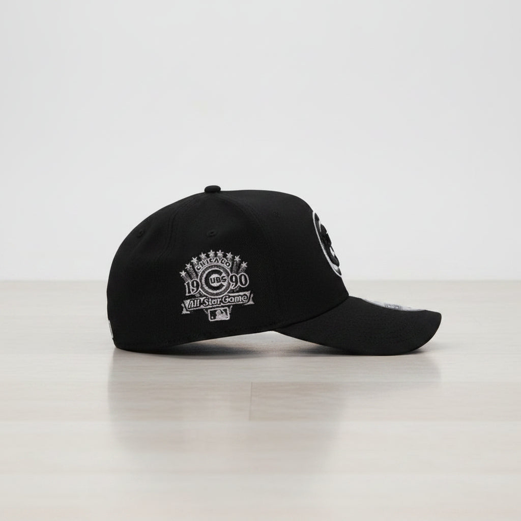 Chicago Cubs Liquid Titanium Silver Edition 9FORTY A-Frame Snapback