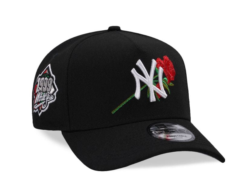 New York Yankees World Series 1999 Black Rose Edition 9FORTY A-Frame Snapback