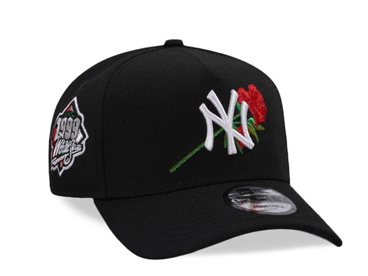 New York Yankees World Series 1999 Black Rose Edition 9FORTY A-Frame Snapback