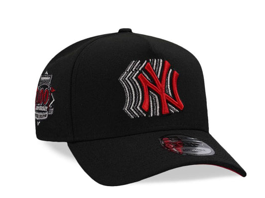 New York Yankees Fade Black Red Edition 9FORTY A-Frame Snapback