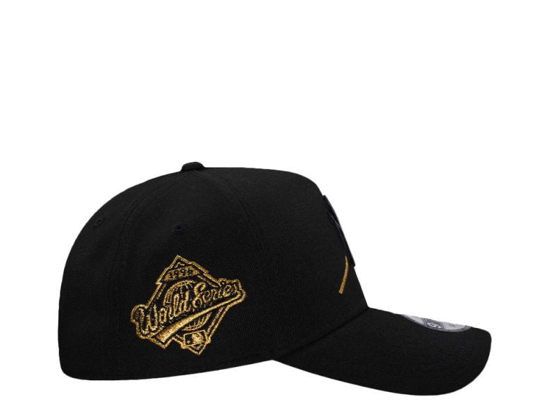 New York Yankees World Series 1996 Black Rose Gold Edition 9FORTY A-Frame Snapback