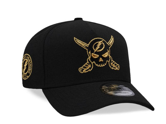 Tampa Bay Lightning Negra 9FORTY A-Frame Snapback