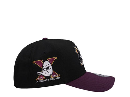 Anaheim Ducks 10th Anniversary Black Plum Two Tone Edition 9FORTY A-Frame Snapback