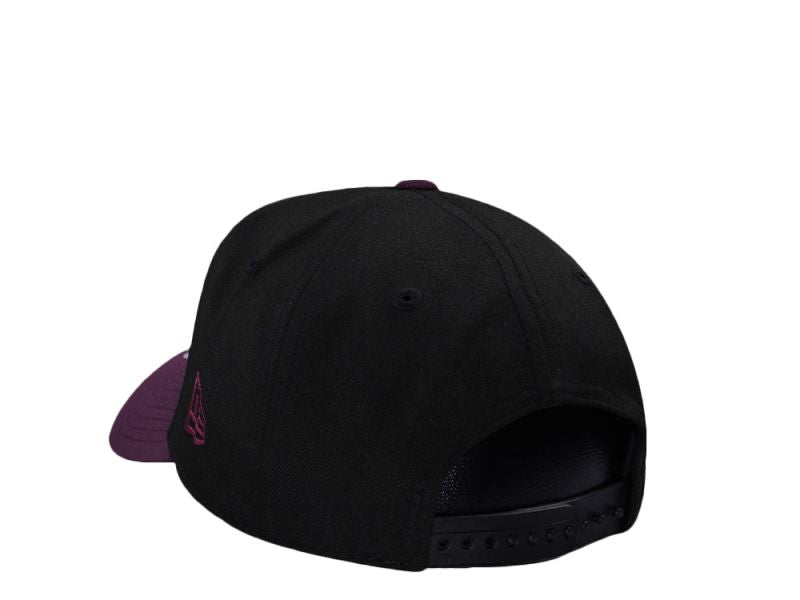Anaheim Ducks 10th Anniversary Black Plum Two Tone Edition 9FORTY A-Frame Snapback