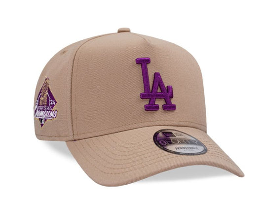 Los Angeles Dodgers Camel Grape Prime Edition 9FORTY A-Frame Snapback