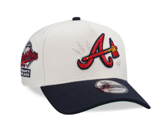 Atlanta Braves Electric Chrome 9FORTY A-Frame Snapback
