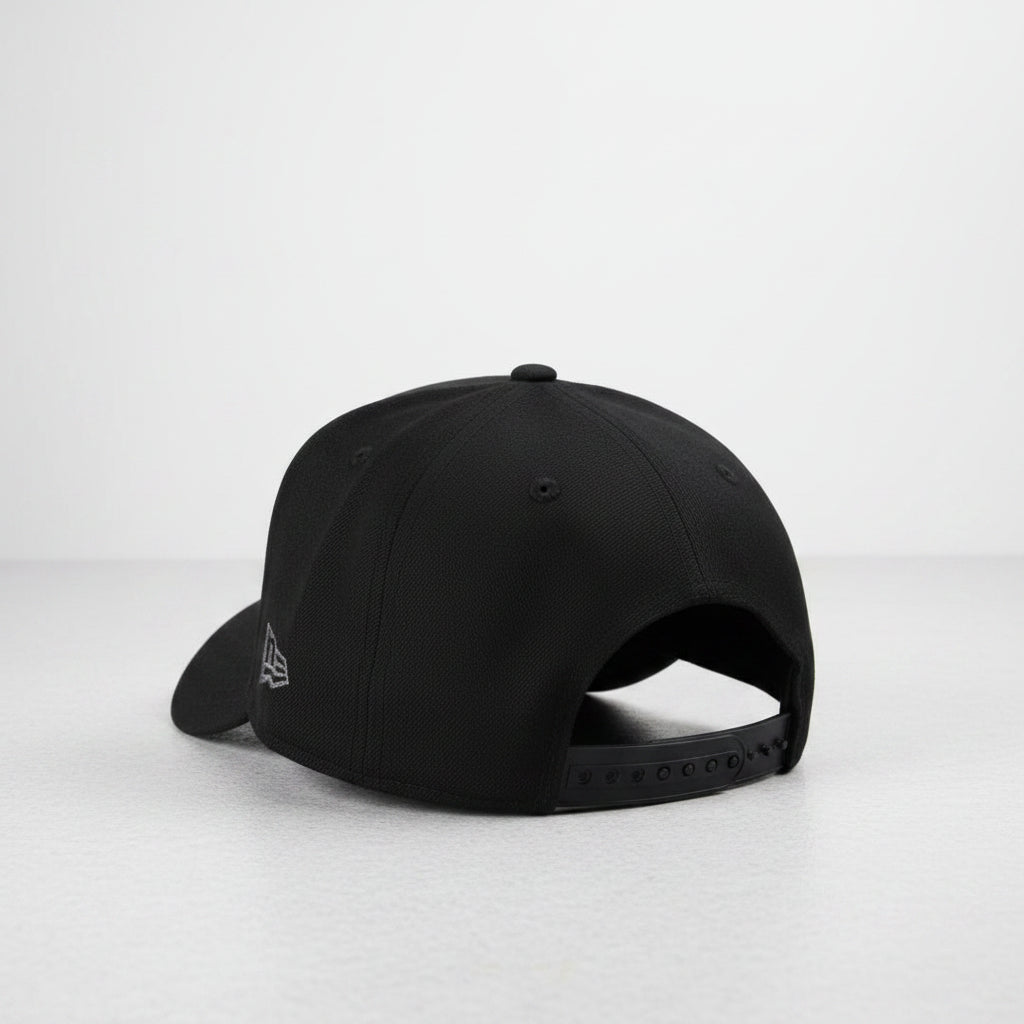 Chicago Bulls 6x Champs Blackout Metallic Edition 9FORTY A-Frame Snapback