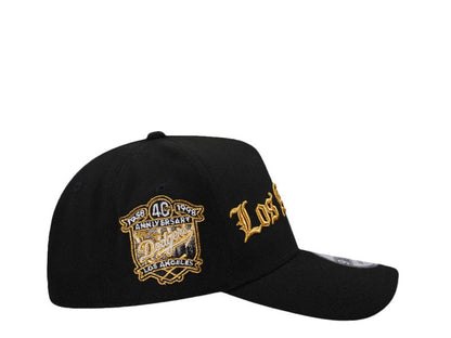 Los Angeles Dodgers 40th Anniversary Metallic Two Tone Edition 9FORTY A-Frame Snapback