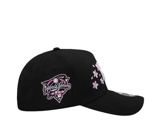 New York Yankees World Series 2000 Cherry Blossom Black Pink Edition 9FORTY A-Frame Snapback