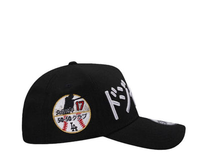 Los Angeles Dodgers Ohtani 50-50 Season Black Prime Edition 9FORTY A-Frame Snapback