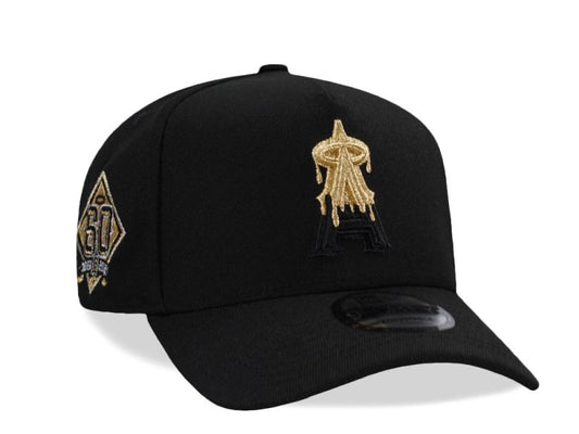 Anaheim Angels Metallic Black Prime Edition 9FORTY A-Frame Snapback
