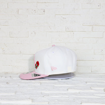 Exclusive — Chicago White Sox Beige y Viscera Rosada con Rosa 9FIFTY A-Frame Snapback