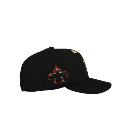 Capsule Exclusive — Anaheim Angels Celestial Metallic Blackout 59FIFTY Fitted