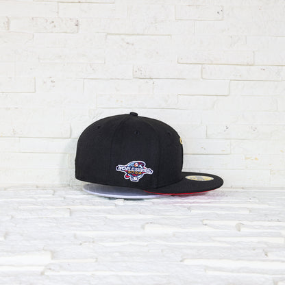 Anaheim Angels Negra y UV Rojo 59FIFTY Fitted