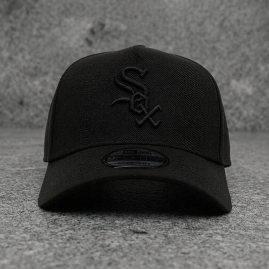 Chicago White Sox Easy Black 9FORTY A-Frame Snapback