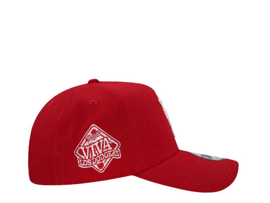 Los Angeles Dodgers Red Viva Upside Down Edition 9FORTY A-Frame Snapback