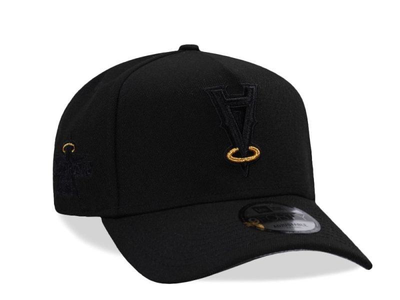 Anaheim Angels Golden Detail Black Prime Edition 9FORTY A-Frame Snapback