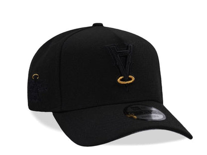 Anaheim Angels Golden Detail Black Prime Edition 9FORTY A-Frame Snapback