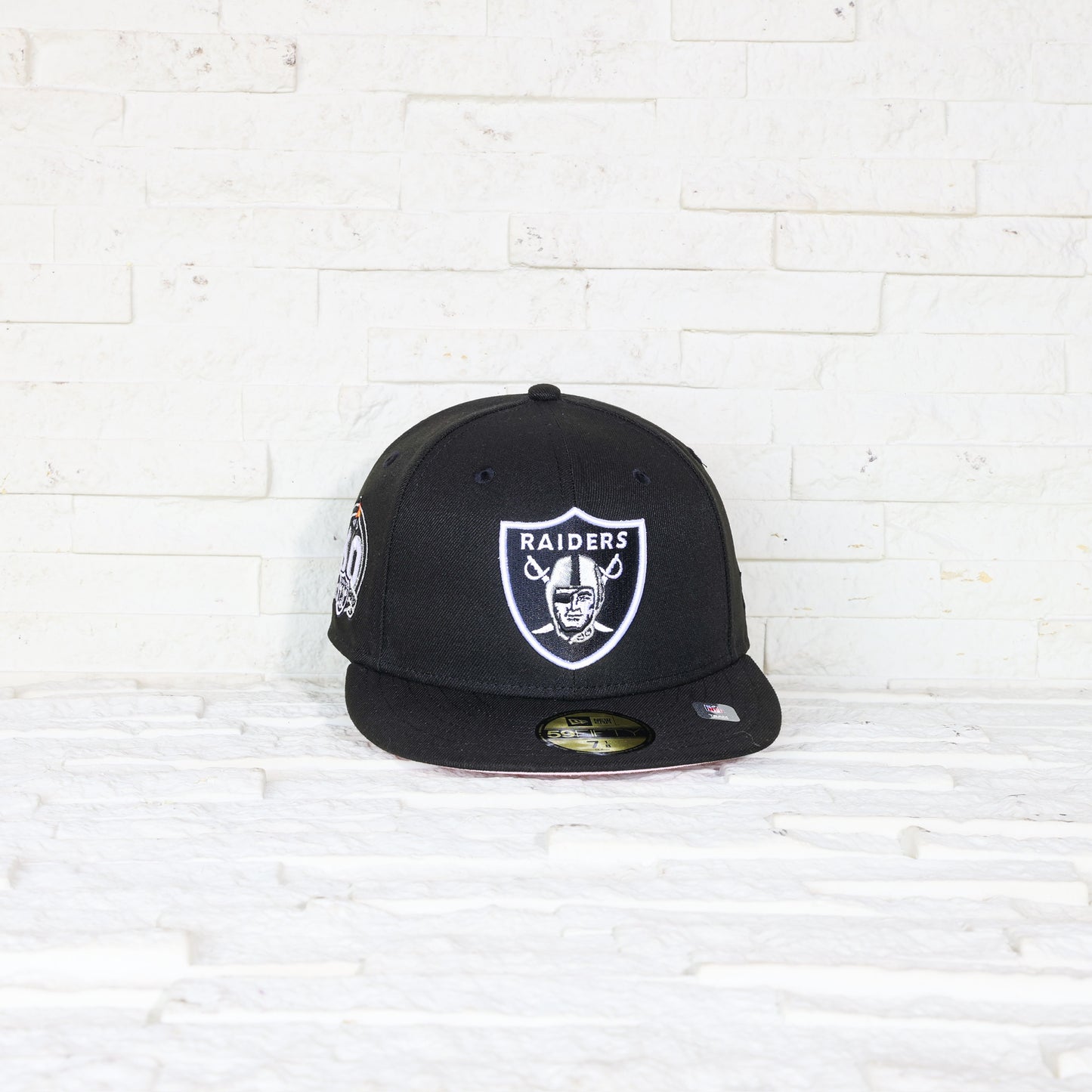Hat Club Exclusive — Las Vegas Raiders 60th Anniversary Patch 59FIFTY Fitted