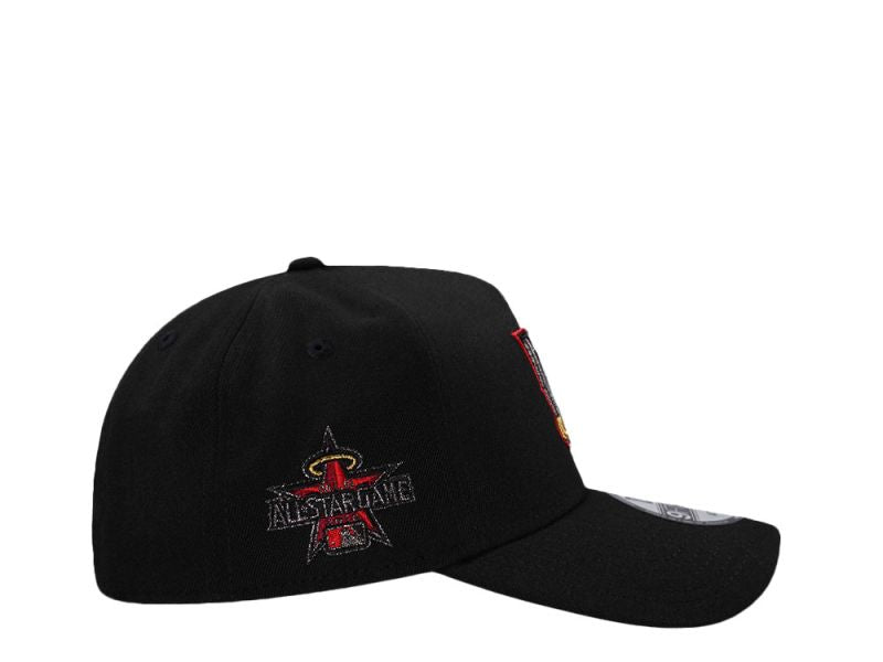 Anaheim Angels Black and Red Upside Down Edition 9FORTY A-Frame Snapback