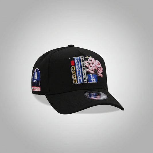 Los Angeles Dodgers Sakura Bloom Black Edition 9FORTY A-Frame Snapback