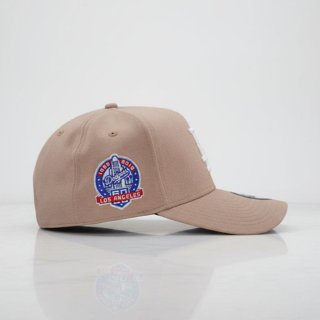 Los Angeles Dodgers 60th Anniversary Camel Prime Edition 9FORTY A-Frame Snapback
