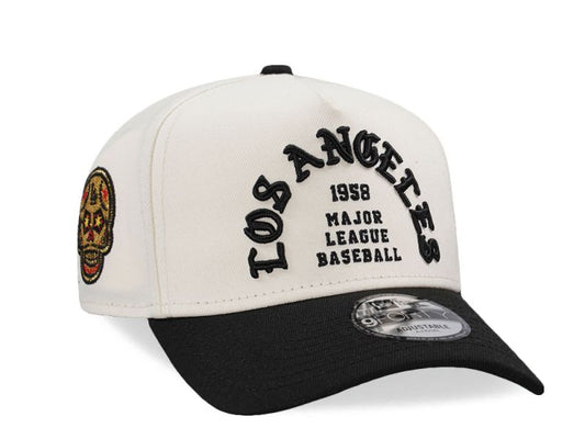 Los Angeles Dodgers Metallic Skull Two Tone Edition 9FORTY A-Frame Snapback
