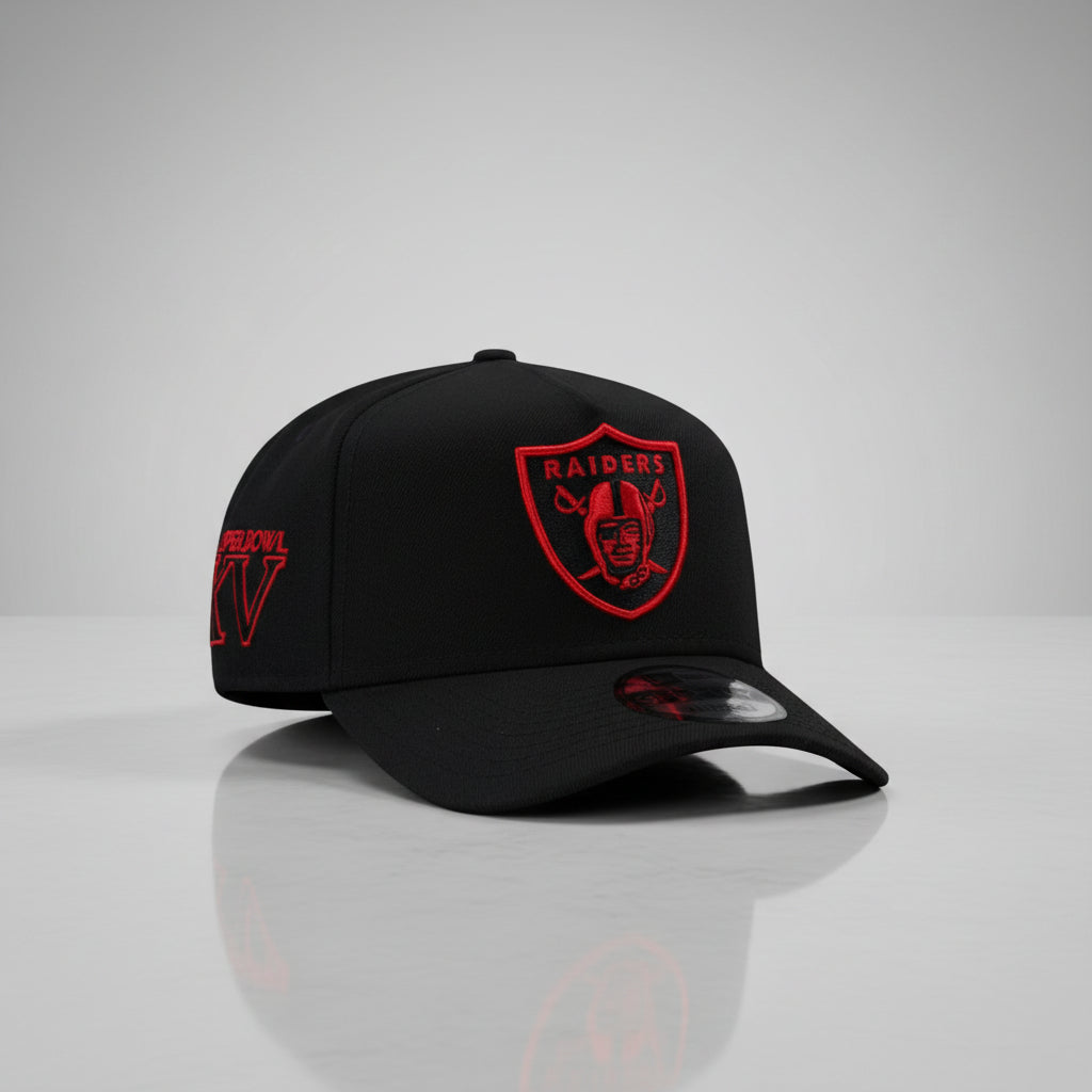 Las Vegas Raiders Super Bowl XV Red Detail Edition 9FORTY A-Frame Snapback
