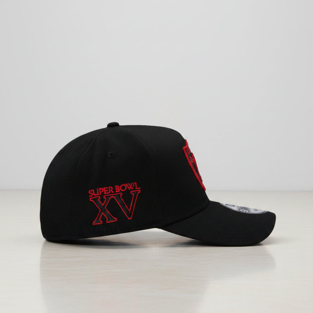 Las Vegas Raiders Super Bowl XV Red Detail Edition 9FORTY A-Frame Snapback