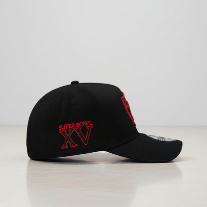 Las Vegas Raiders Super Bowl XV Red Detail Edition 9FORTY A-Frame Snapback