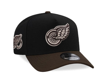 Detroit Red Wings 100th Anniversary Black Two Tone Edition 9FORTY A-Frame Snapback