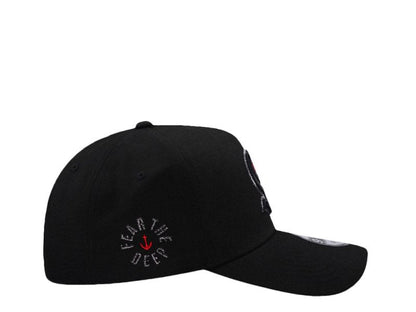 Seattle Kraken Fear the Deep Metallic Black Prime Edition 9FORTY A-Frame Snapback