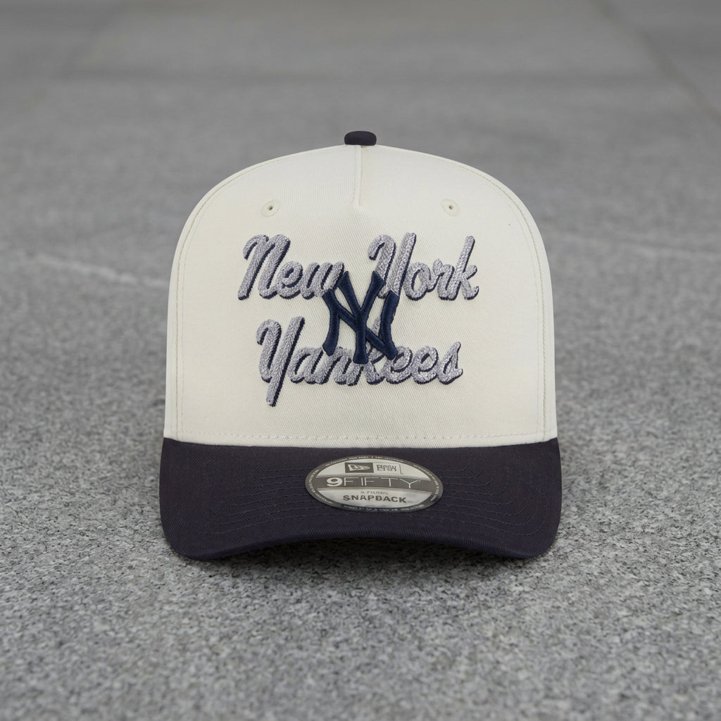New York Yankees Chain Stitch 9FIFTY A-Frame Snapback