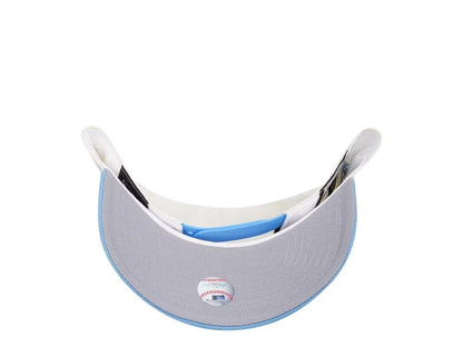 Chicago Cubs Crema y Viscera Celeste 9FORTY A-Frame Snapback