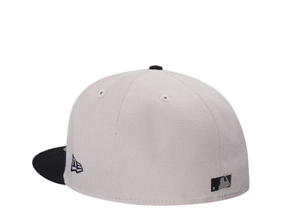 New York Yankees Crema y Viscera Negra de Satin 59FIFTY Fitted