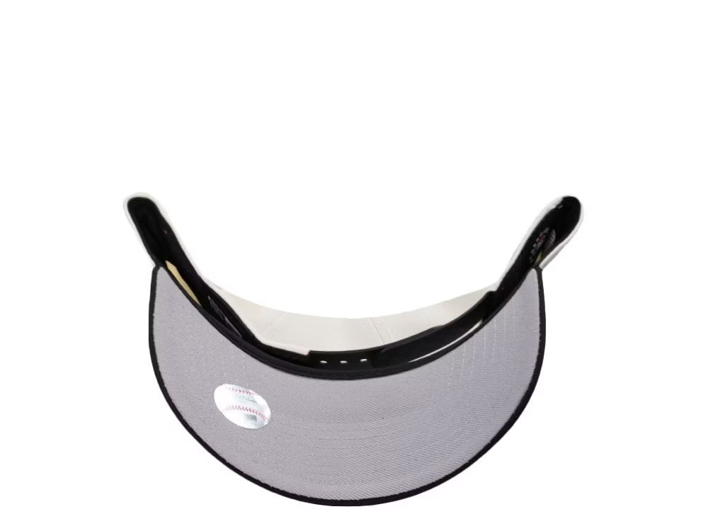 Anaheim Angels Crema y Viscera Negra 9FORTY A-Frame Snapback