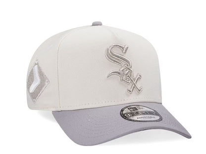 Chicago White Sox Crema y Viscera Gris 9FORTY A-Frame Snapback