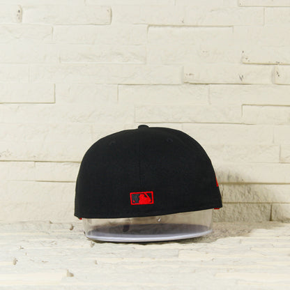 Anaheim Angels Negra y Roja 59FIFTY Fitted