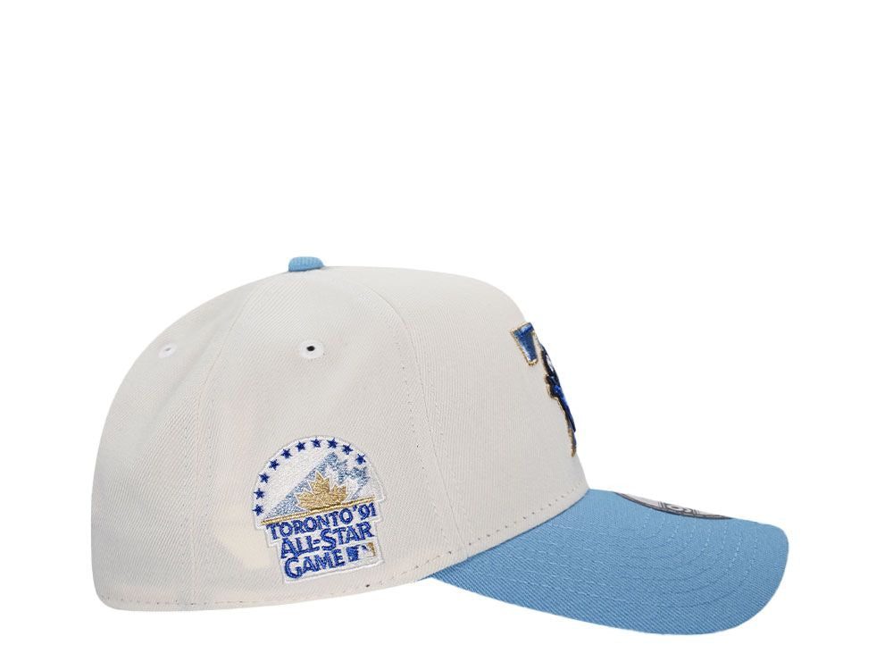 Toronto Blue Jays Crema y Viscera Celeste 9FORTY A-Frame Snapback