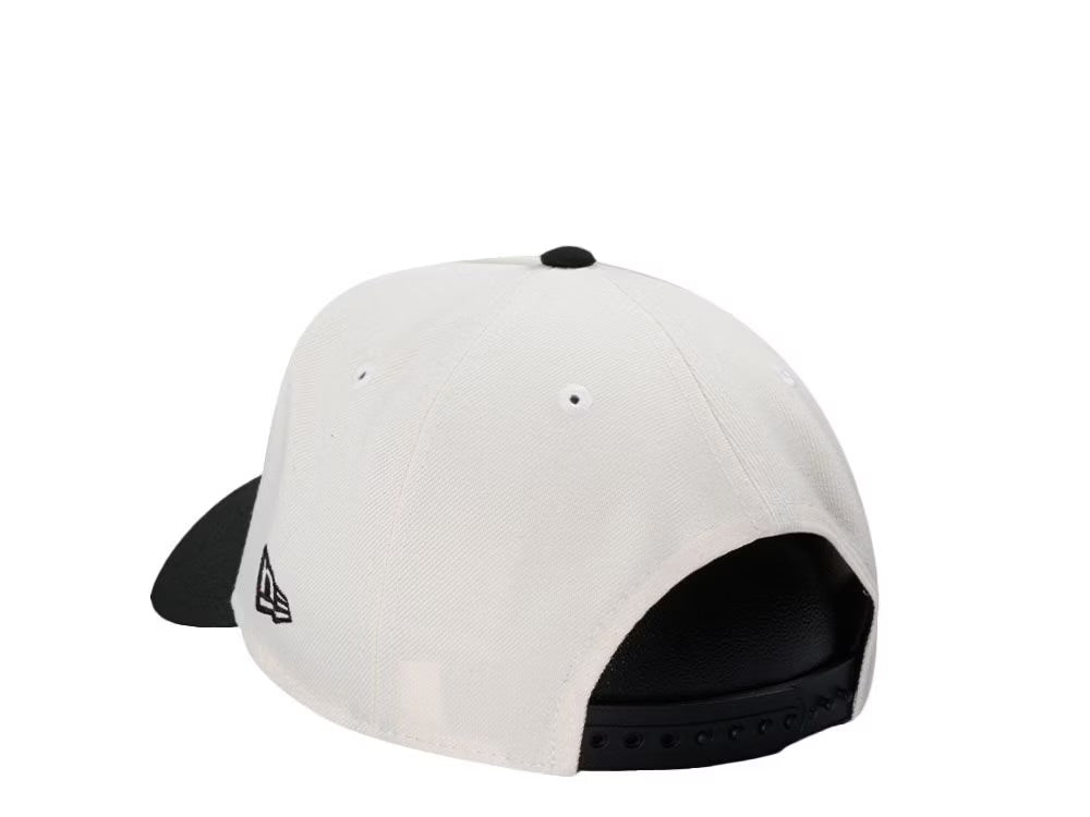 Anaheim Angels Crema y Viscera Negra 9FORTY A-Frame Snapback