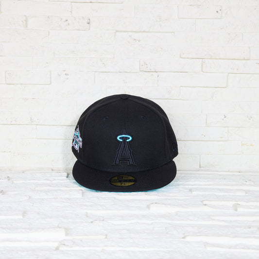 Anaheim Angels Negra y UV Celeste 59FIFTY Fitted