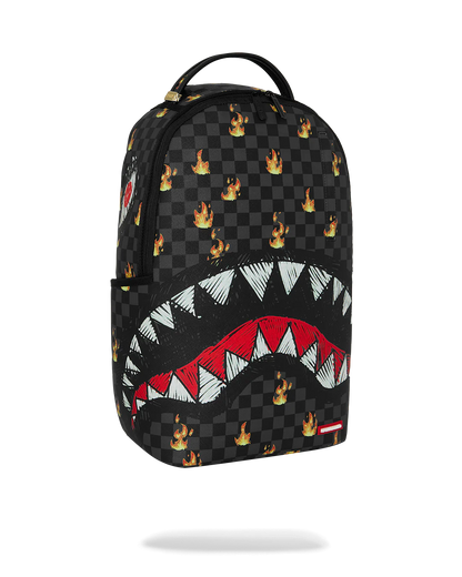 Super Hot Fire Sharks in Paris Backpack