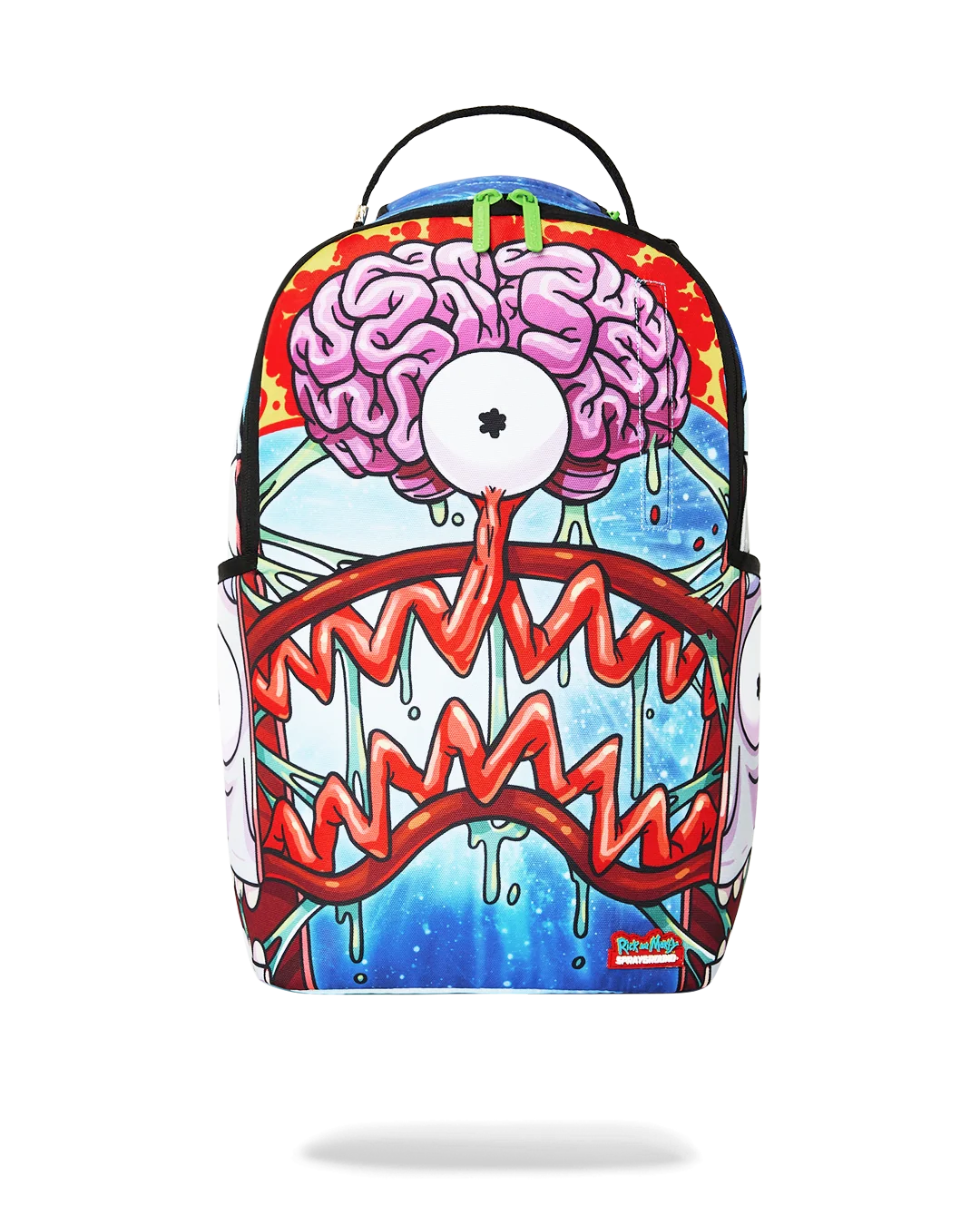 Rick & Morty Split Rick Head Guts Backpack
