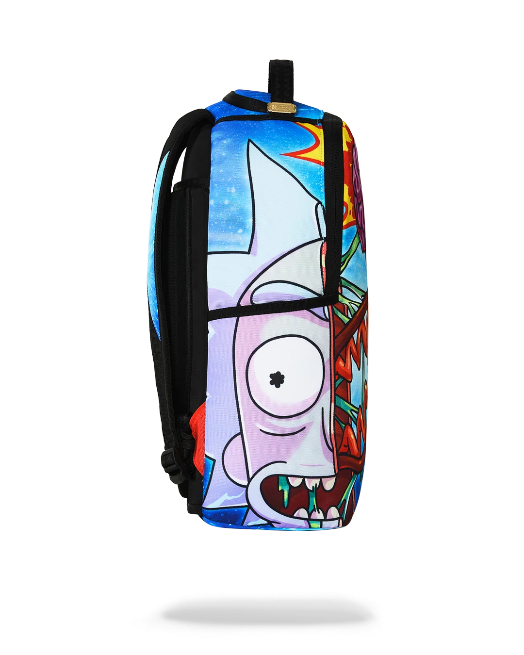 Rick & Morty Split Rick Head Guts Backpack