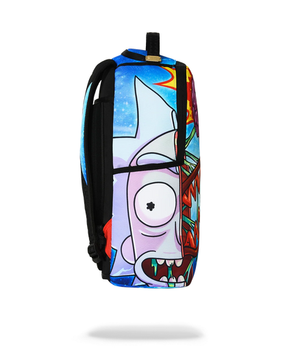 Rick & Morty Split Rick Head Guts Backpack
